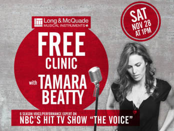 FREE Vocal Performance Clinic with Tamara Beatty - Toronto, ON